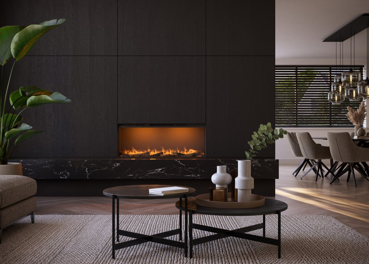 e-SliM Linear Horisontal peis med mindre Innbyggingsdybde – Bredde 1200cm - Image 2