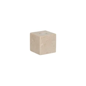 Savi Square Marble Candleholder Low