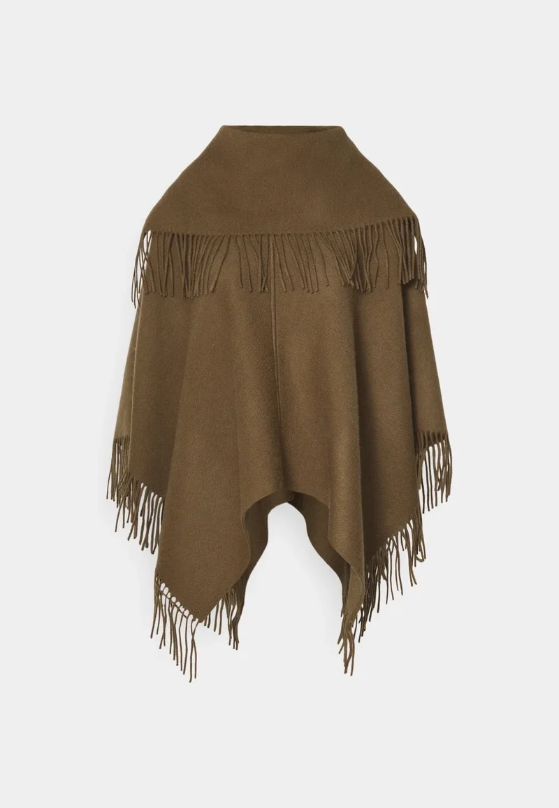 Turtma Wool Poncho Hunter