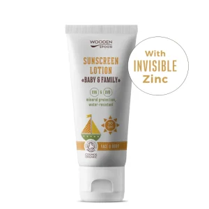 Wooden Spoon Naturlig Solkrem SPF 30 – Baby & Family – 100 ml