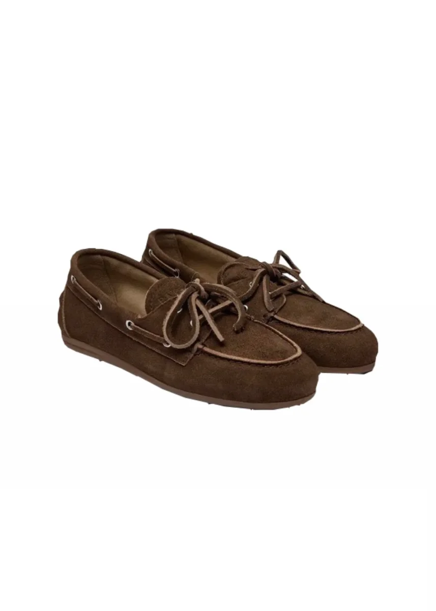 Marin Brown Suede Loafer - Image 3
