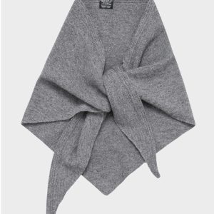 Mina Merino Skjerf Light Grey