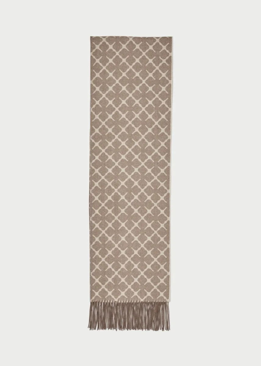 Ortega Cashmere-Blend Scarf Fosil - Image 3