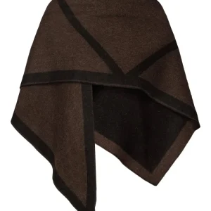 Triangle Scarf Tobacco & Black