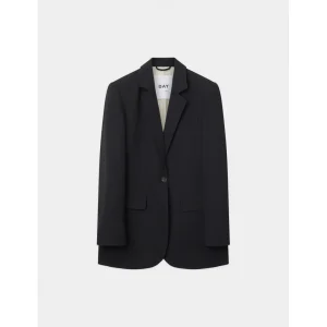 Elton Classic Gabardine Blazer Black