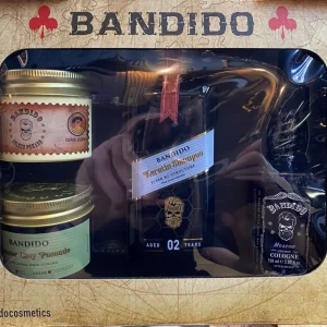 Bandido gavesett #01 – Keratin Shampoo + Moscow Cologne + Styling