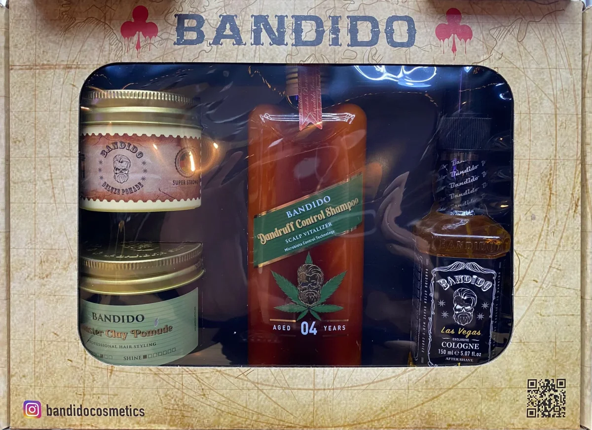 Bandido gavesett #03 – Las Vegas After Shave + Styling - Image 2