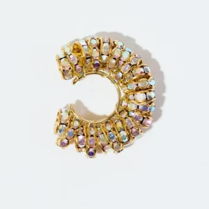 Chunky Diamond Cuff Gold