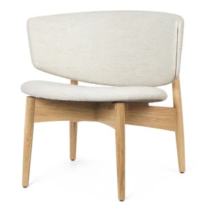 Herman Loungestol | Wo Boucle | Oak & Off-white
