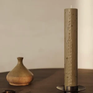 Mura Advent Candle Ash Brown
