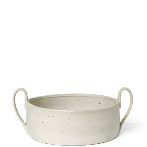 Flow Centrepiece Skål | Off-white Speckle