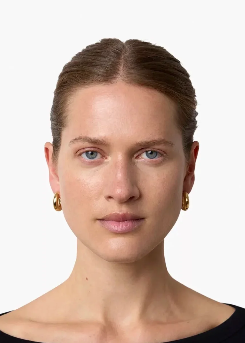 The Rose Earrings Gold - Image 4