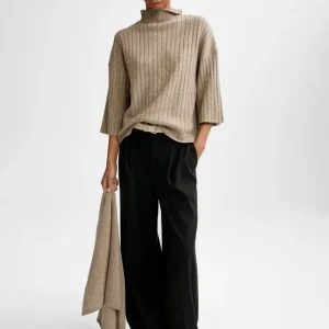 Ray Wool Cash Sweater Sahara