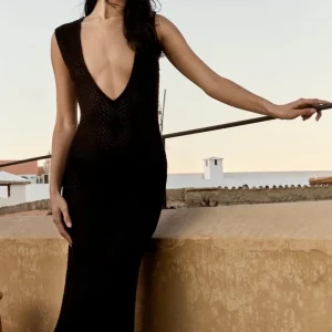 Tanzania Back Dress Black