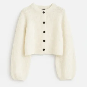Sofie Mohair Cardigan Eggshell